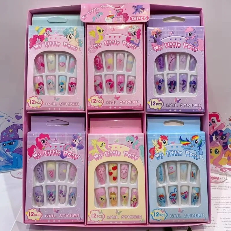 18pcs Sanrio Kuromi Melody Cinnamoroll Wearing Armor Set For Girls Diy Handmade Flat Nail Panel Chinese New Year Three Piece Set