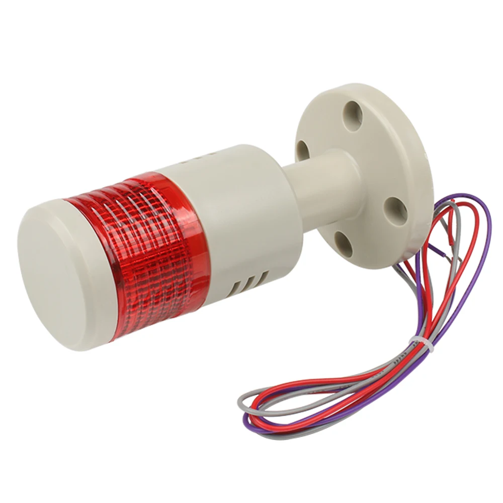 1 Layer industrial warning Stack light Amber Green Machine DC12/24V Steady/Flash LED AC220V Signal Alarm caution indicator Lamp