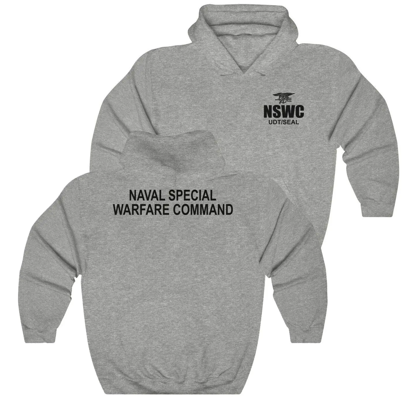 Naval Special Warfare Command Naval SEAL Hell Week Pullover Hoodie 100% Cotton Casual Mens Sweatshirts Military Style Streetwear