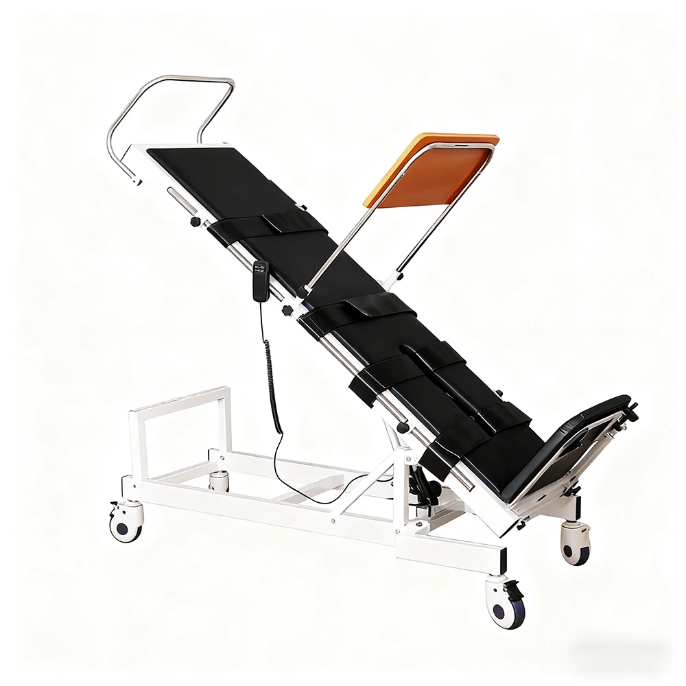 Durable Steel Standing Bed Electric Patient Lift Bed For Elderly Nursing Home Rehabilitation Therapy Adjustable Position