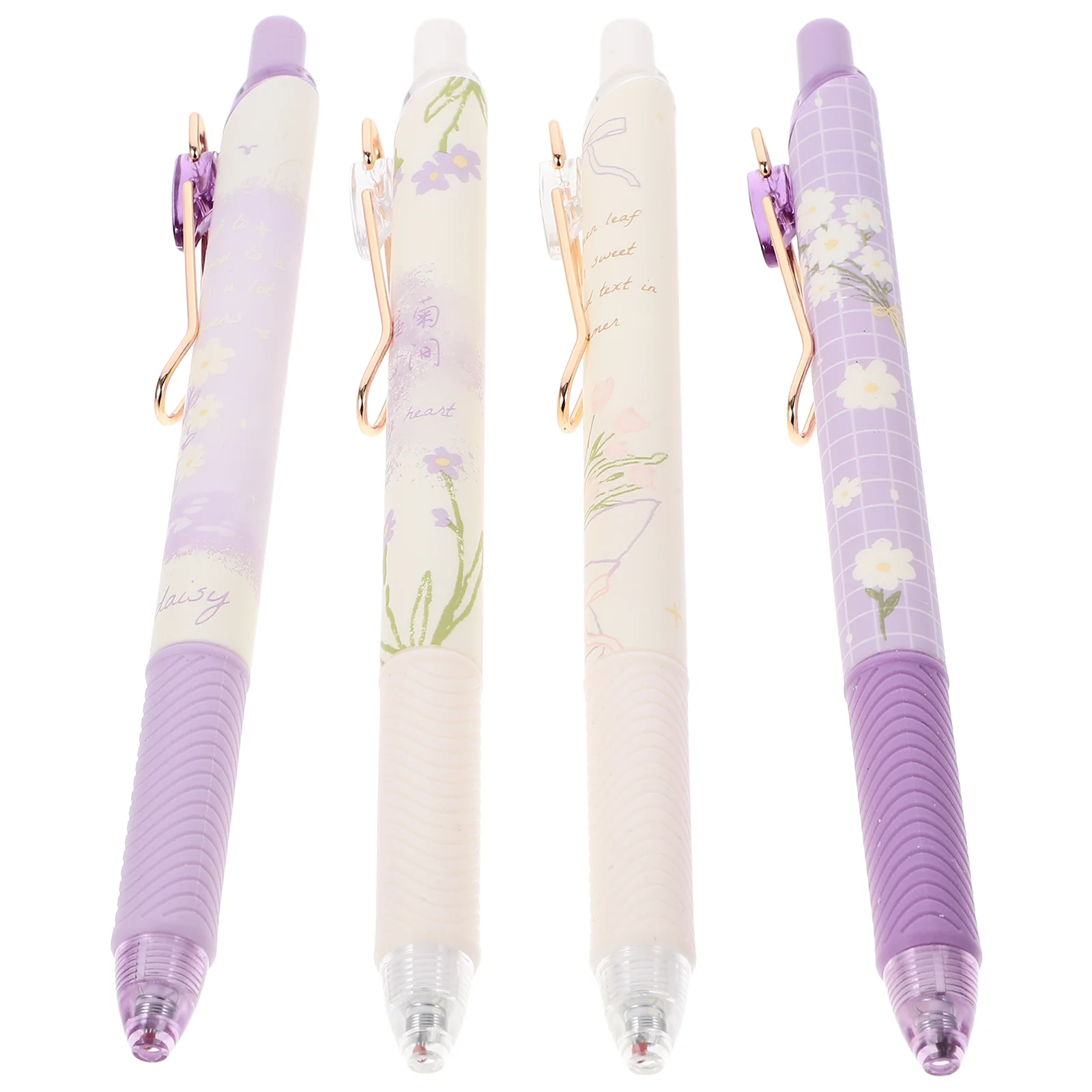 

4 Pcs Gel Pen Fountain Ink Press Type Simple Office Student Reusable Writing Pp Testing Use School Child Tools Multi-use Work