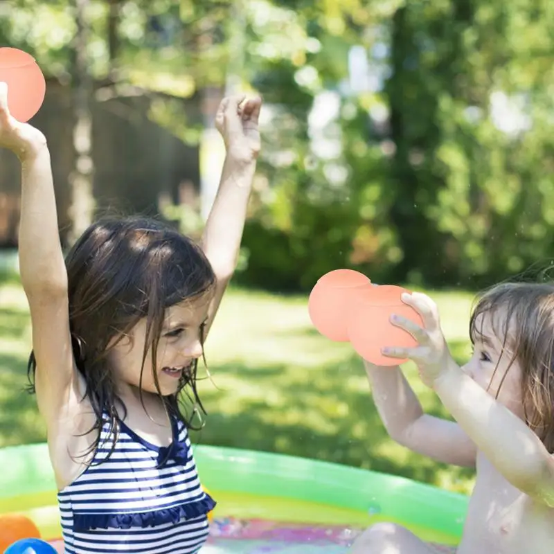 Balon air kolam silikon balon air untuk anak mainan pantai air musim panas kreatif mainan air kolam anak-anak untuk luar ruangan