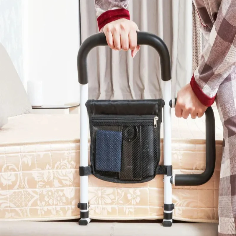 

‌Bed Safety Frame for Seniors, Adjustable Anti-Fall Assist Handle Elderly Mobility Support Rail & Home Care Bedside Standing Aid