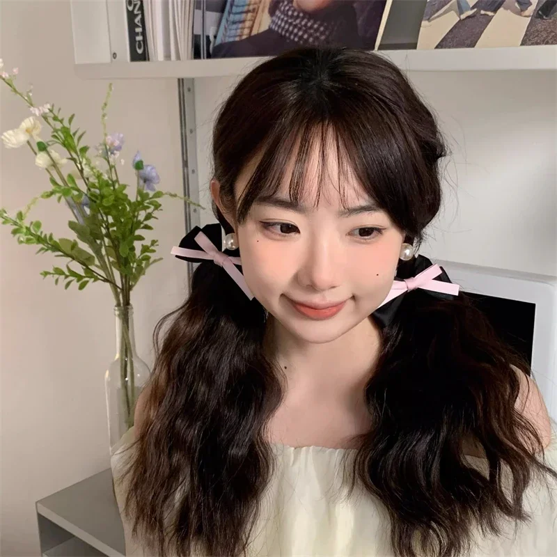 Pinces à cheveux princesse avec nœud coréen pour fille, couvre-chef, accessoires pour cheveux pour enfants