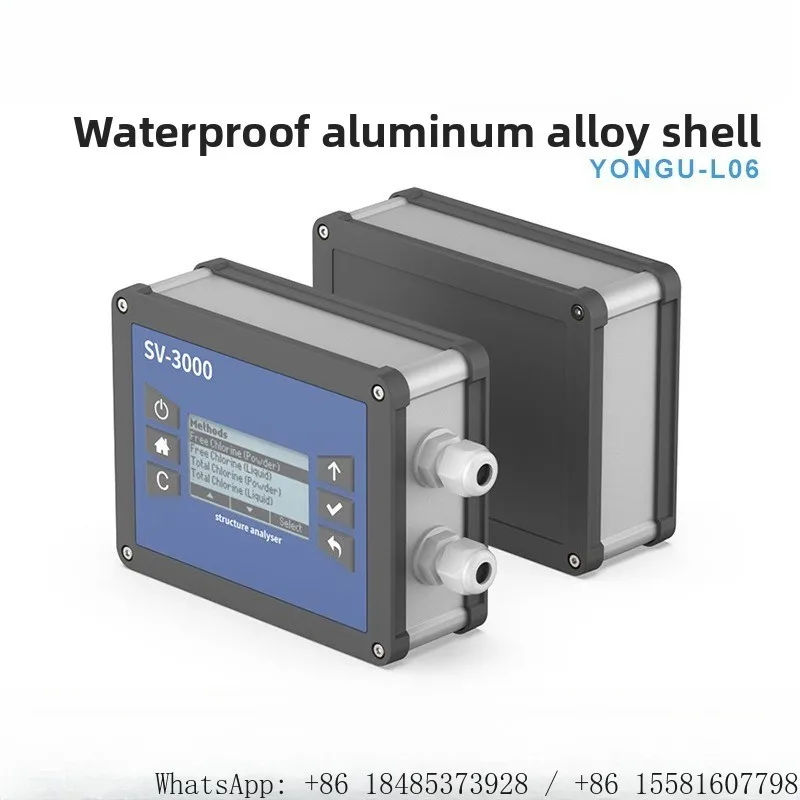 IP68 Waterproof Aluminum Alloy Enclosure Signal Receiver Analyzer Circuit Board Protective Housing Shell