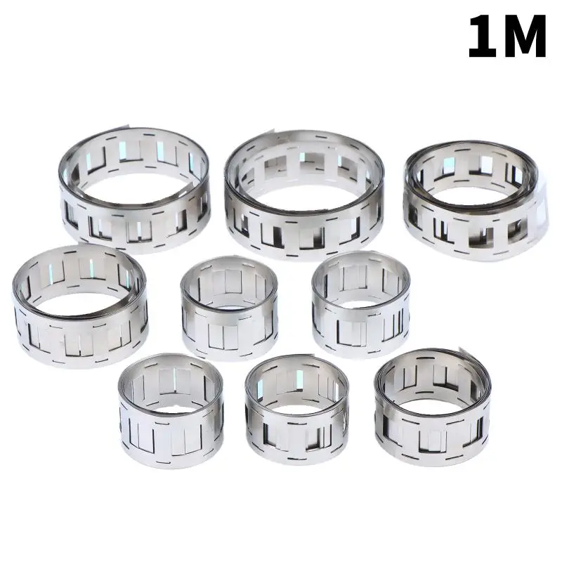 1 Roll Lithium Battery Nickel Strips 1Meter 0.15*20.2mm 2P Nickel Plated Steel Strip For 18650 Battery Pack Spot Welding