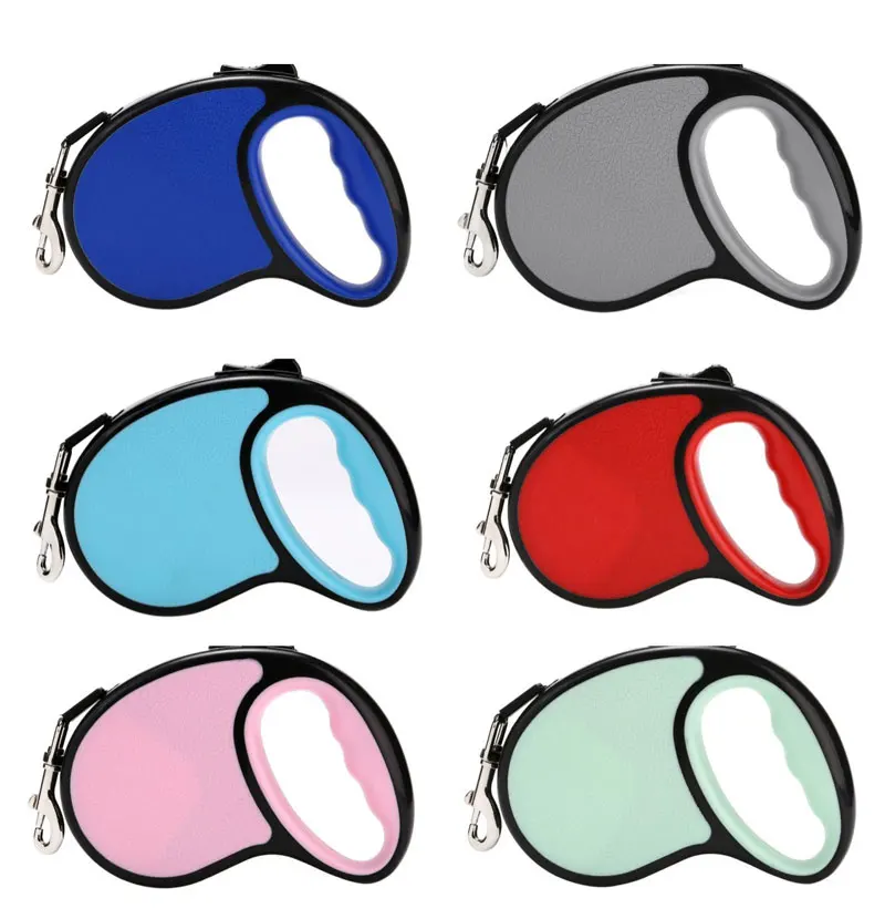 3/5 m langlebige, automatisch einziehbare Hundeleine aus Nylon, automatisch ausziehbare Leine für kleine und mittelgroße Hunde, Welpen-Gehleinen – Detail 7