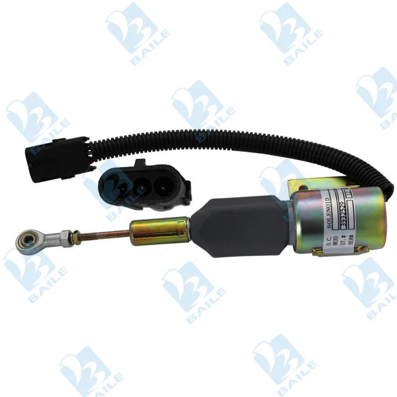 3932529 desligamento de combustível solenooid 12v 3930658 j932529 SA-4756-12 para motor cummins 4bt 5.9l 6bt 5.9l hyundai r130 r170 caso ih