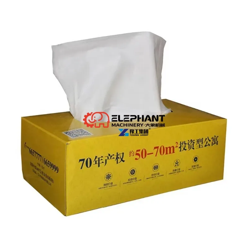 High Speed V Fold Facial Tissue Packing Machine Soft Bag and Box Tissue Automatic Packaging Production Equipment