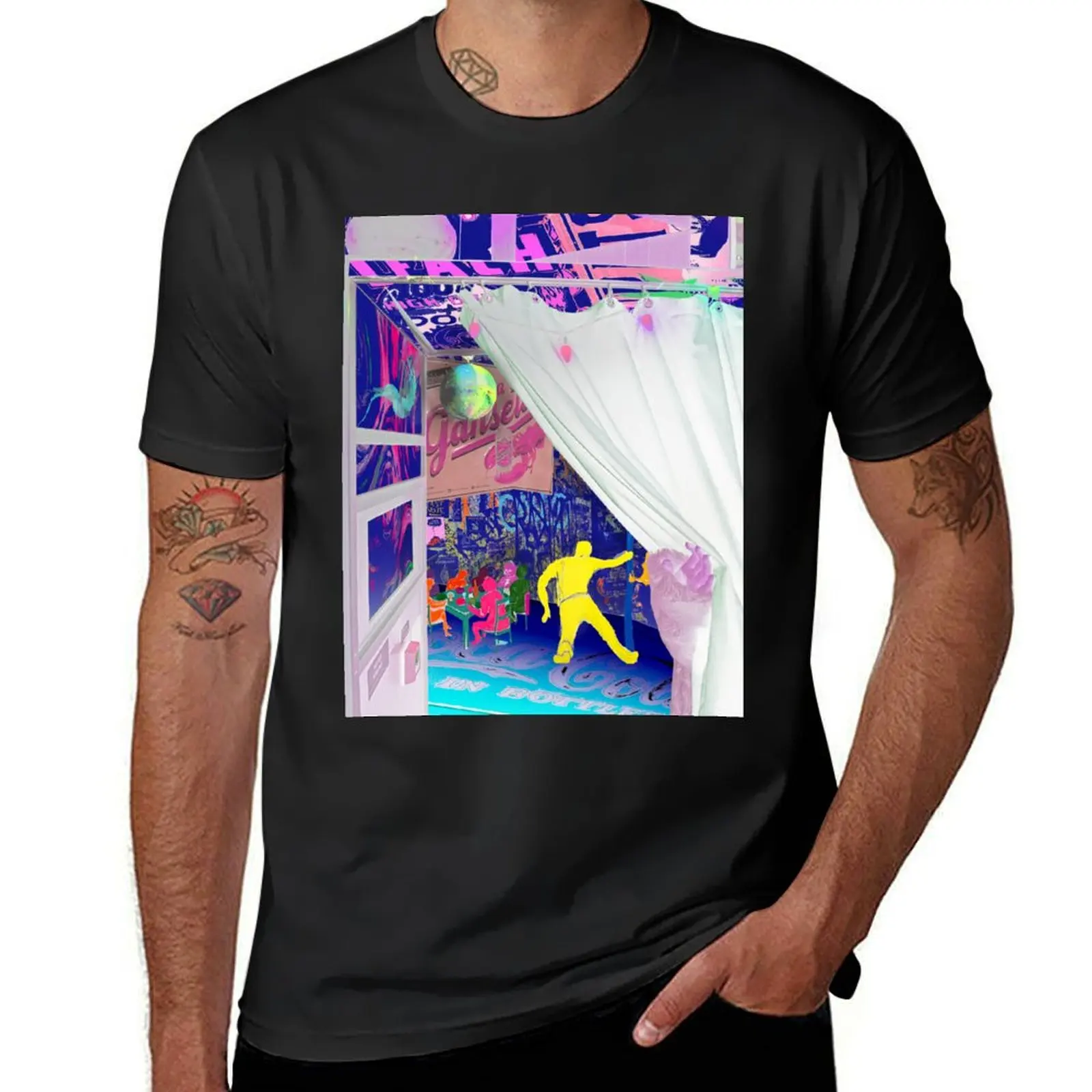 psychedlic birthday party T-Shirt anime clothes customs design your own T-shirts for men cotton