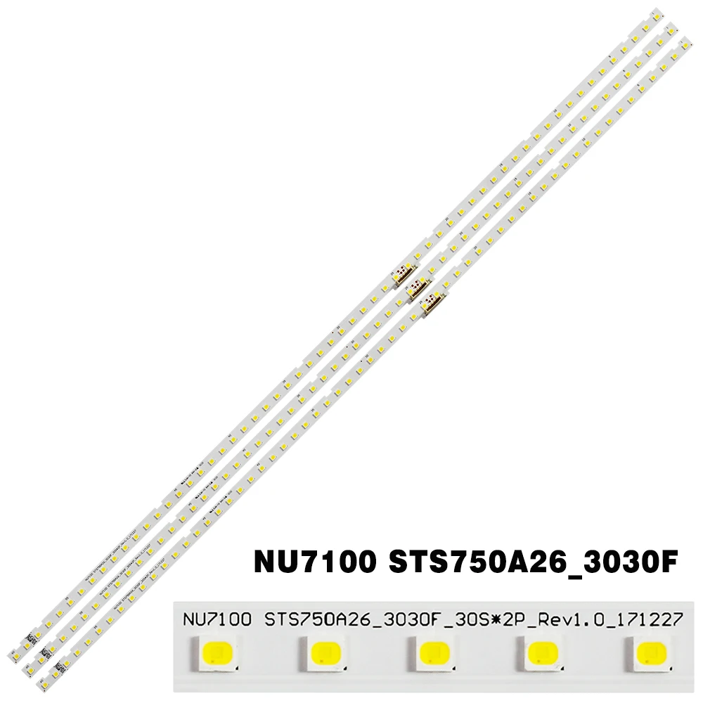 Striscia di Retroilluminazione A LED per UE75NU7170 UE75NU7100 UE75NU7172 UE75NU7175 UE75NU7200 UE75NU7179 UE75NU7105 UE75NU7102 UE75RU7100