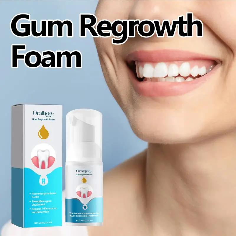 Oral Hygiene Gum Cleaning Foam Mousse Tartar Remover Cavity Prevention Fresh Breath for Family Dental Care
