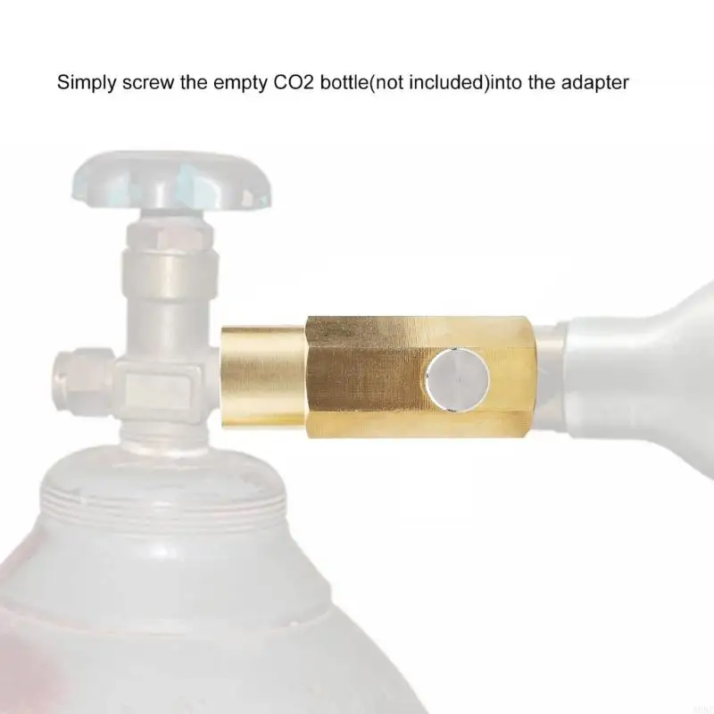 A0NC SODAS Machine Connector Portable CO2 Adapter Metal Metal Metal for Bight