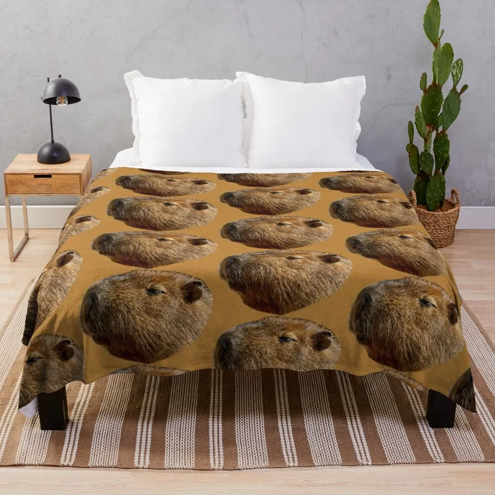 

Just resting Capybara Throw Blanket Beach Decorative Sofa warm winter Loose Cute Blankets