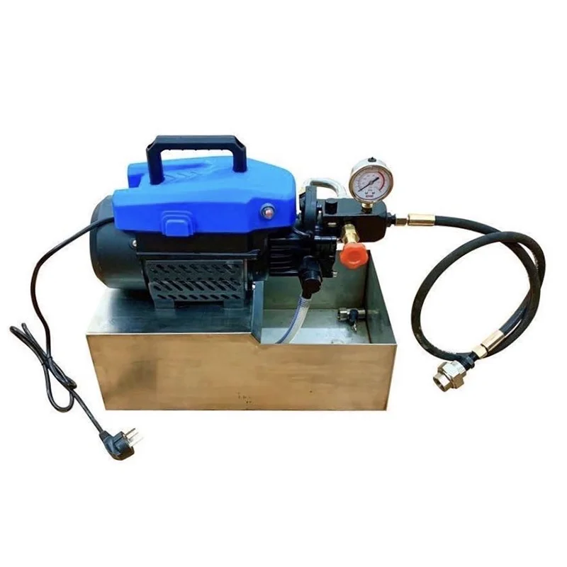 Hot Sale CE Plumbing Tools Testing Equipment Portable Pipe Steel Tank Electric Pipeline Hydrostatic Water Pressure Test Pump