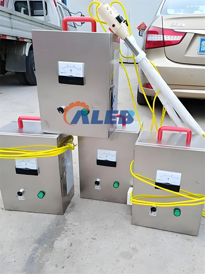 High Efficiency Electric Stunner for Cattle Pig Goat Hog Swine Slaughtering Line