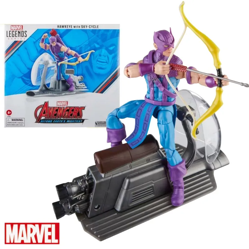 

Marvel Legends Avengers 60th Anniversary Hawkeye with Sky-Cycle 6-Inch Action Figures Anime Collectible Toys