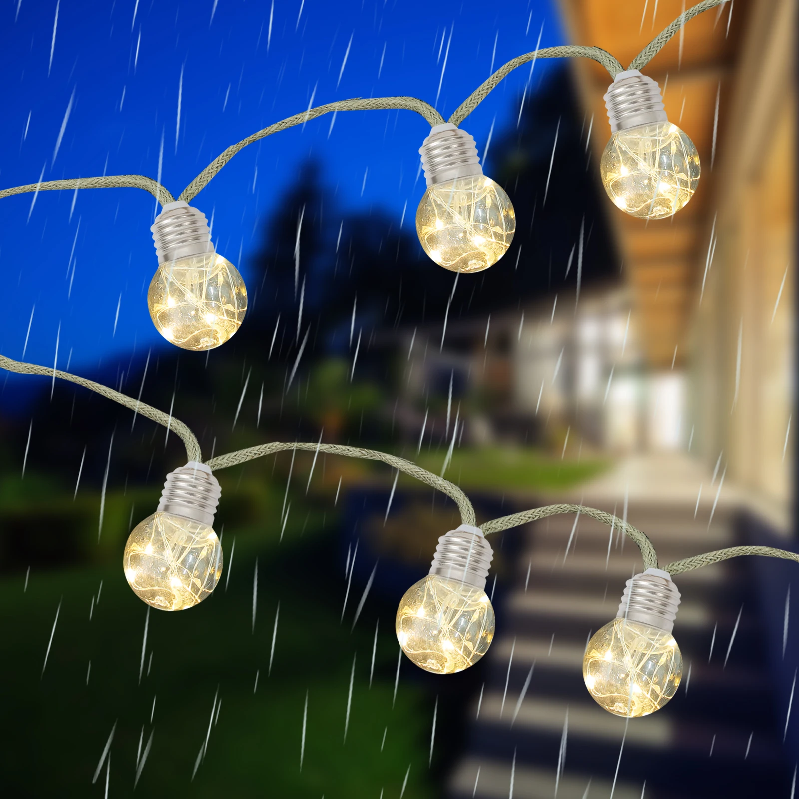 

16 Solar LED Decorative Lights 10 5M Waterproof String Light Festival Outdoor Christmas Wedding Home Ornament