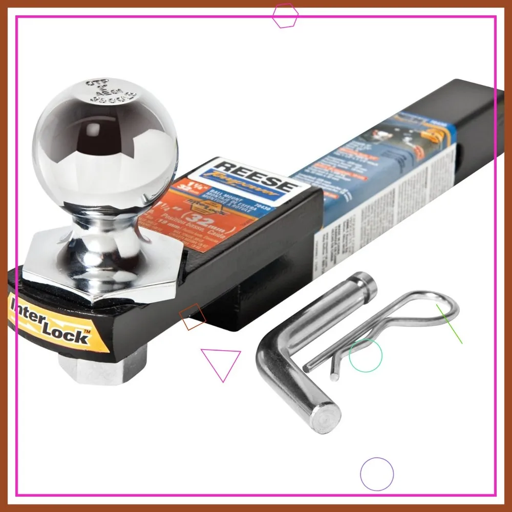 

Стартовый комплект шарового крепления прицепа для квадратного приемника 1-1/4 дюйма, капля 1,25 дюйма, емкость 3500 фунтов с шаром 2 дюйма и зажимом для штифта