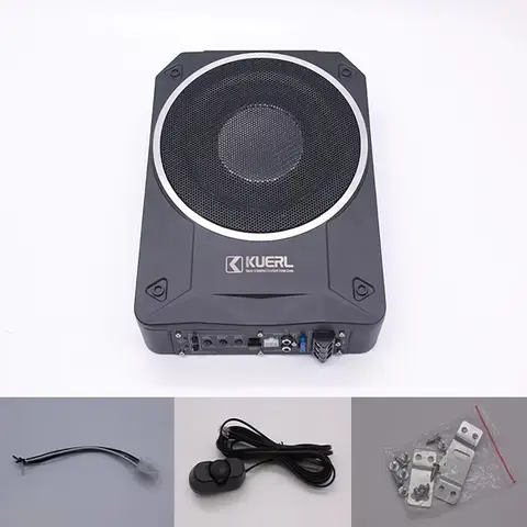 कार ऑडियो संशोधित 12V सक्रिय स्लिम 55 मिमी सबवूफर अधिकतम पावर 800W कार स्पीकर सिस्टम सबवूफर सीट के नीचे 10 best sales कार वूफर - №7