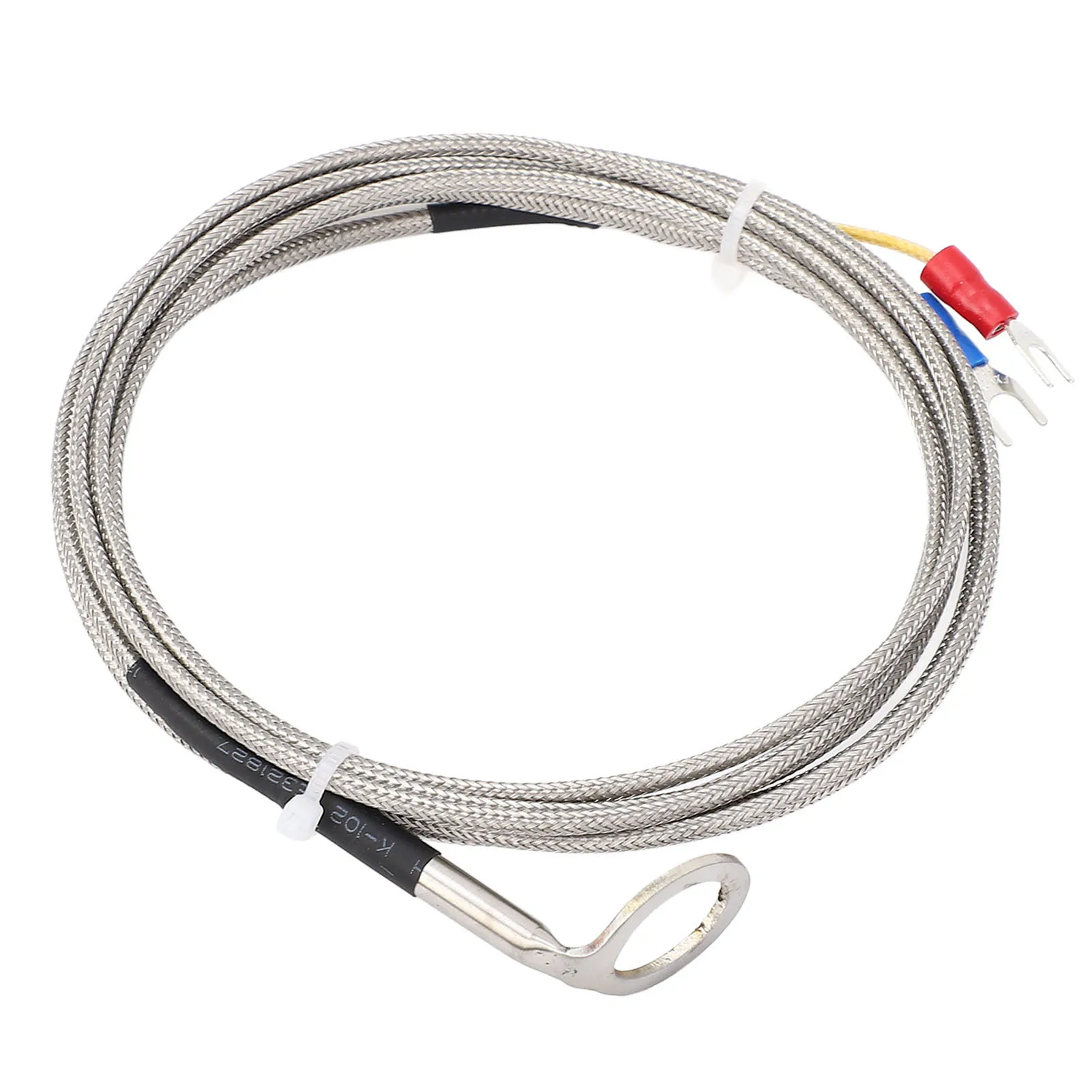 K Type Temperature Sensor Thermocouple Sensor Stainless Steel for Automotive Engine CHT Measurement with 14mm ID Washer image 3