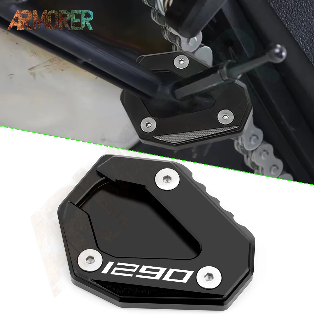 Motorcycle Aluminum Foot Extender Side Stand Kickstand Extension Pad Accessories For KTM 1290 SUPER DUKE GT 1290 SuperDuke GT