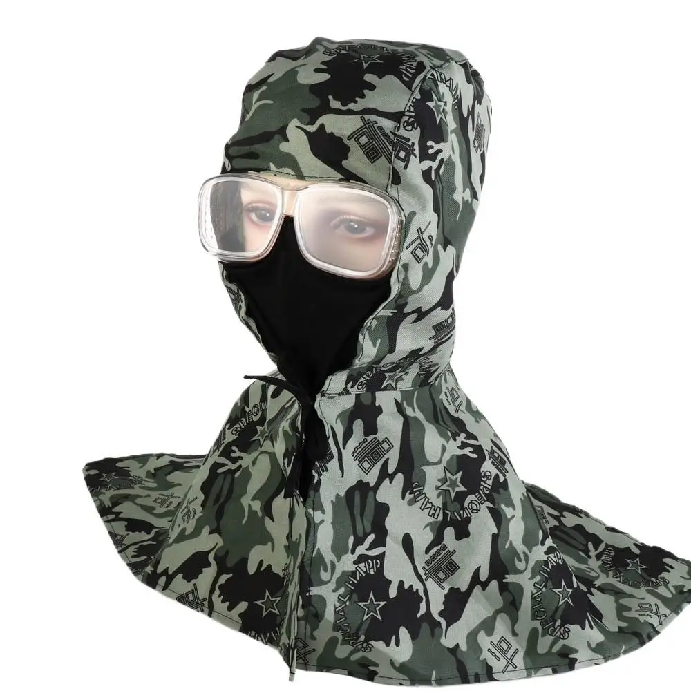 

Моющийся дышащий защитный капюшон для сварщика, многоразовый, огнестойкий, брызгозащитный, с защитой шеи