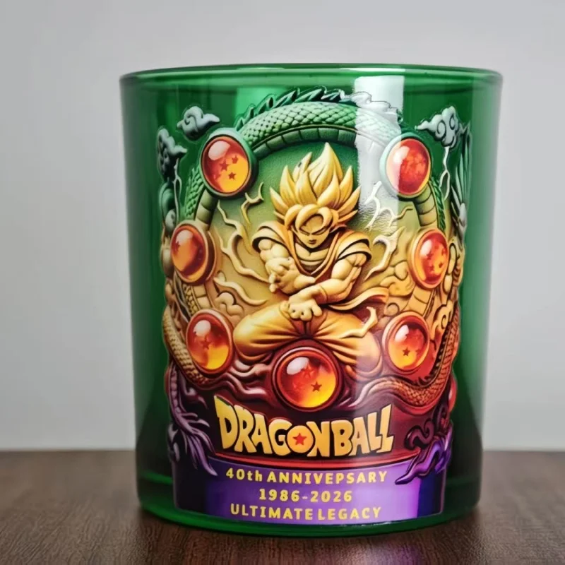 Anime Dragon Ball 30Th Anniversary Whiskey Tumbler Cup Son Goku Master Roshi Shenron Glass Drinkware Coffee Cup Mug Gift view 6