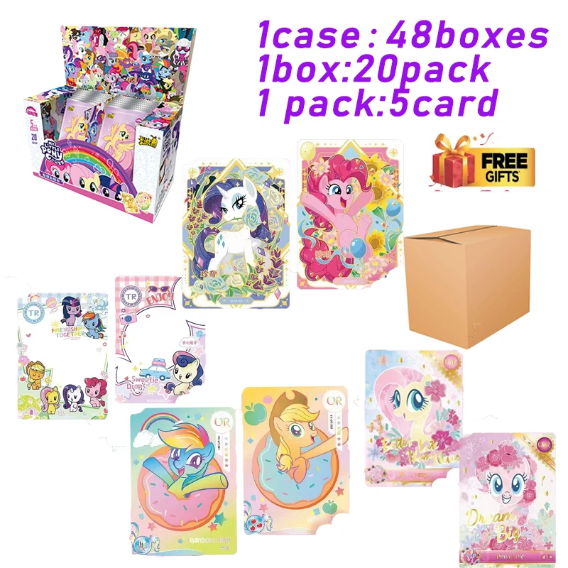 KAYOU My Little Pony Collection Cards - Vol.3 Rainbow Pack Series Rare Holo Board Games Party Game Christmas Gift Kids Anime Toy