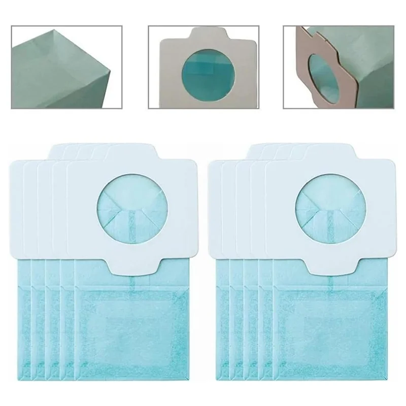 ABZA-For DCL182, CL107, CL072, CL102, BCL182 호환 10PCS 먼지 봉투 종이 필터-진공 청소기 액세서리 19874