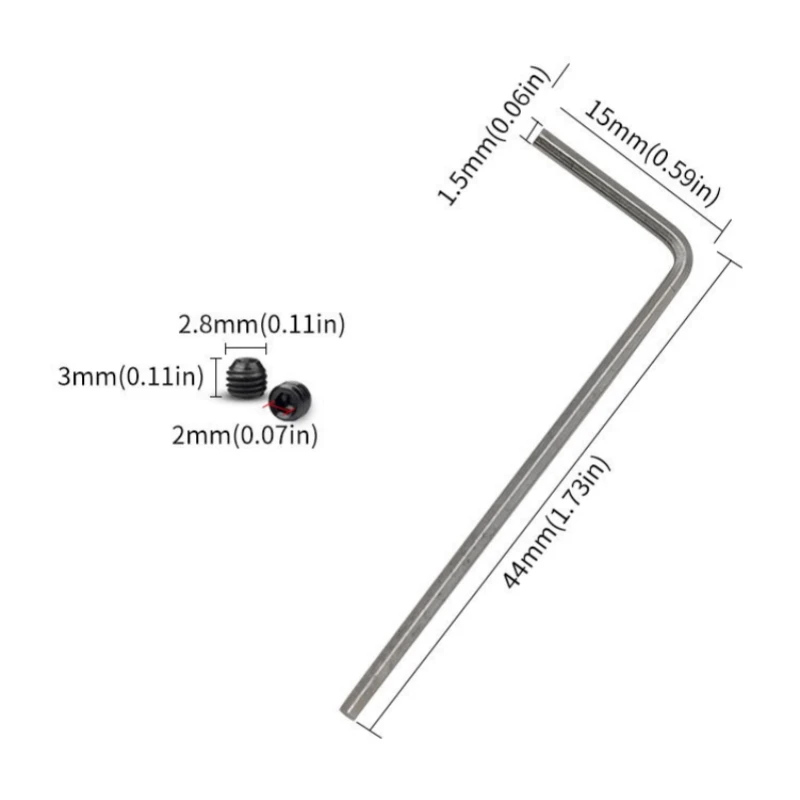 Elektrischer Bohrer Schleif-Mini-Bohrfutterschlüssel JT0 4er-Set 0,3-4mm mit 3,17mm Schaft 3-Backen-Adapter-Kits Mandrel-Kartusche für Motor – Detail 4