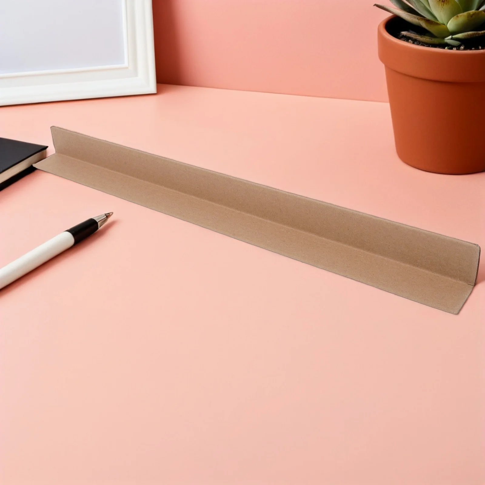 20Pcs Reinforced Packaging Protectors Cardboard Edge Guards for Boxes Impact Resistant L-Shaped Corner Protection in Logistics