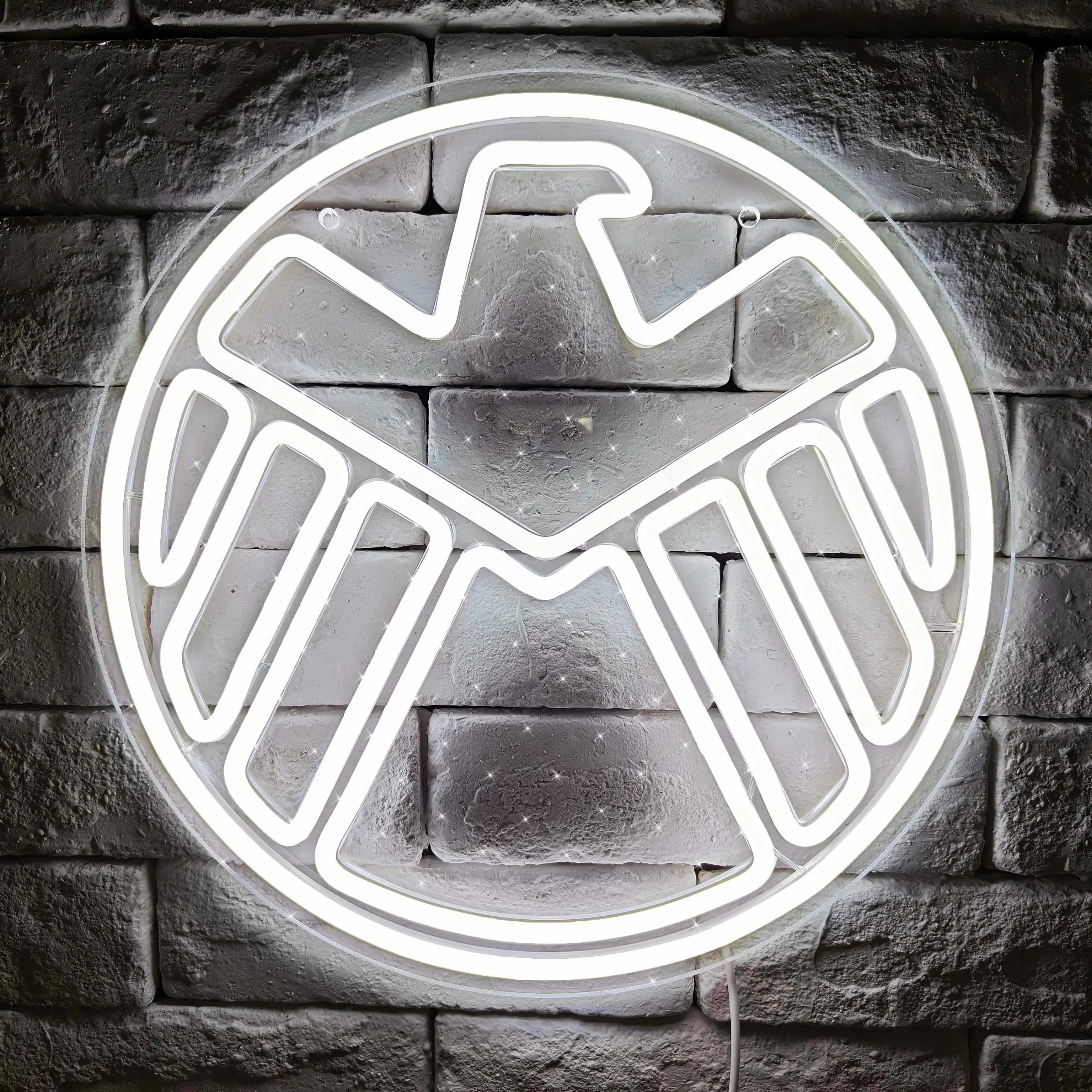 Agents Of S.H.I.E.L.D Neon Sign Marvel Led Lights Dimmable Room Decoration For Bedrooom Bar Party Club USB Wall Lamp Nice Gift