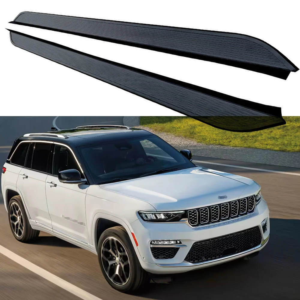 Fits For Jeep Grand Cherokee 2022 2023 2024 Running Boards Side Steps Nerf Bars