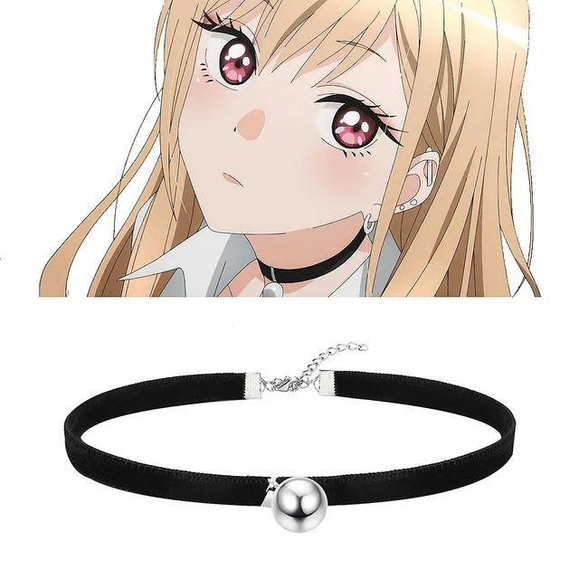 Anime Marin Kitagawa Earrings Necklace Cosplay Accessories Nail Art Ears Bracelet Rings Anime My Dress-Up Darling Cosplay Props