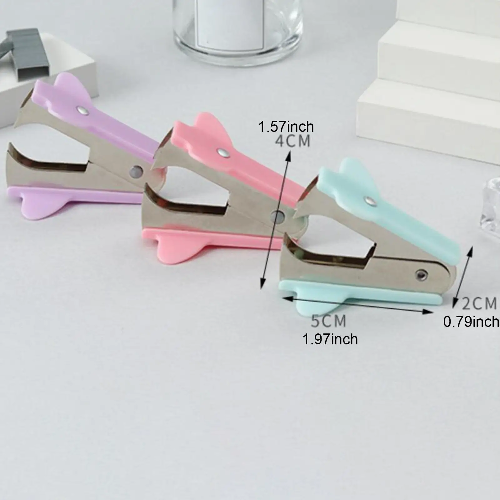 Portable Staple Remover, Mini Lightweight Home Office School Staple Remover with Claw, Staple Remover Tool