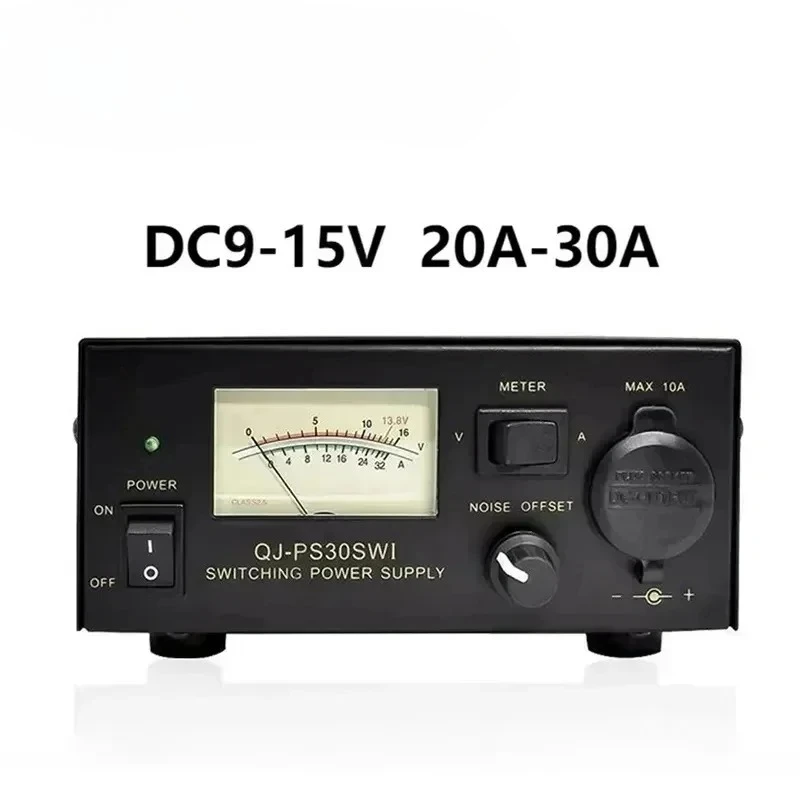 DC13.8V 0-30A Power Supply QJ-PS30SWI Switching Power Supply  Regulated For Radios