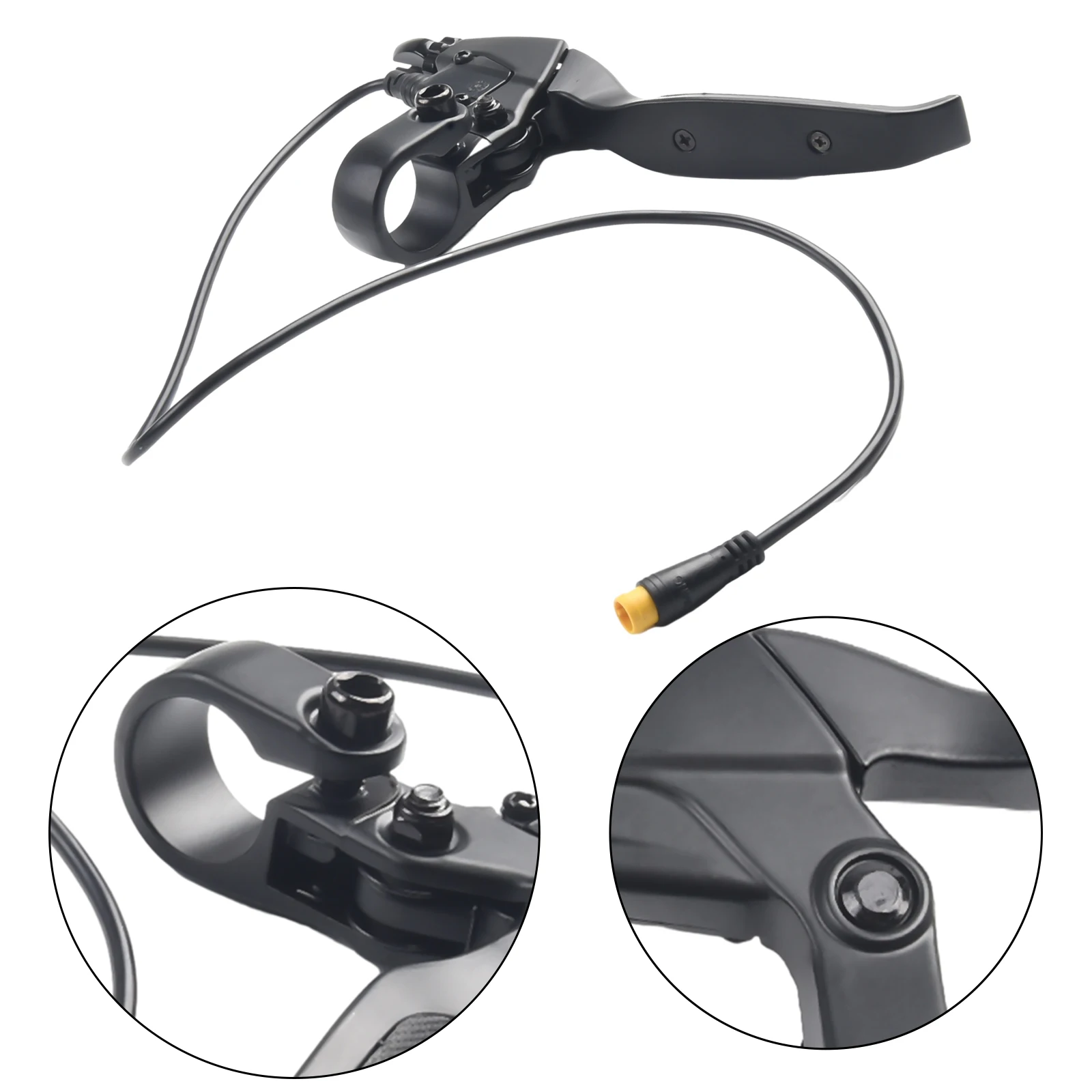 

For Ebike Electric Brake Handle 3 Pin Compatible with For Bafang Midmounted Motor Waterproof Line Aluminum Alloy for Bike