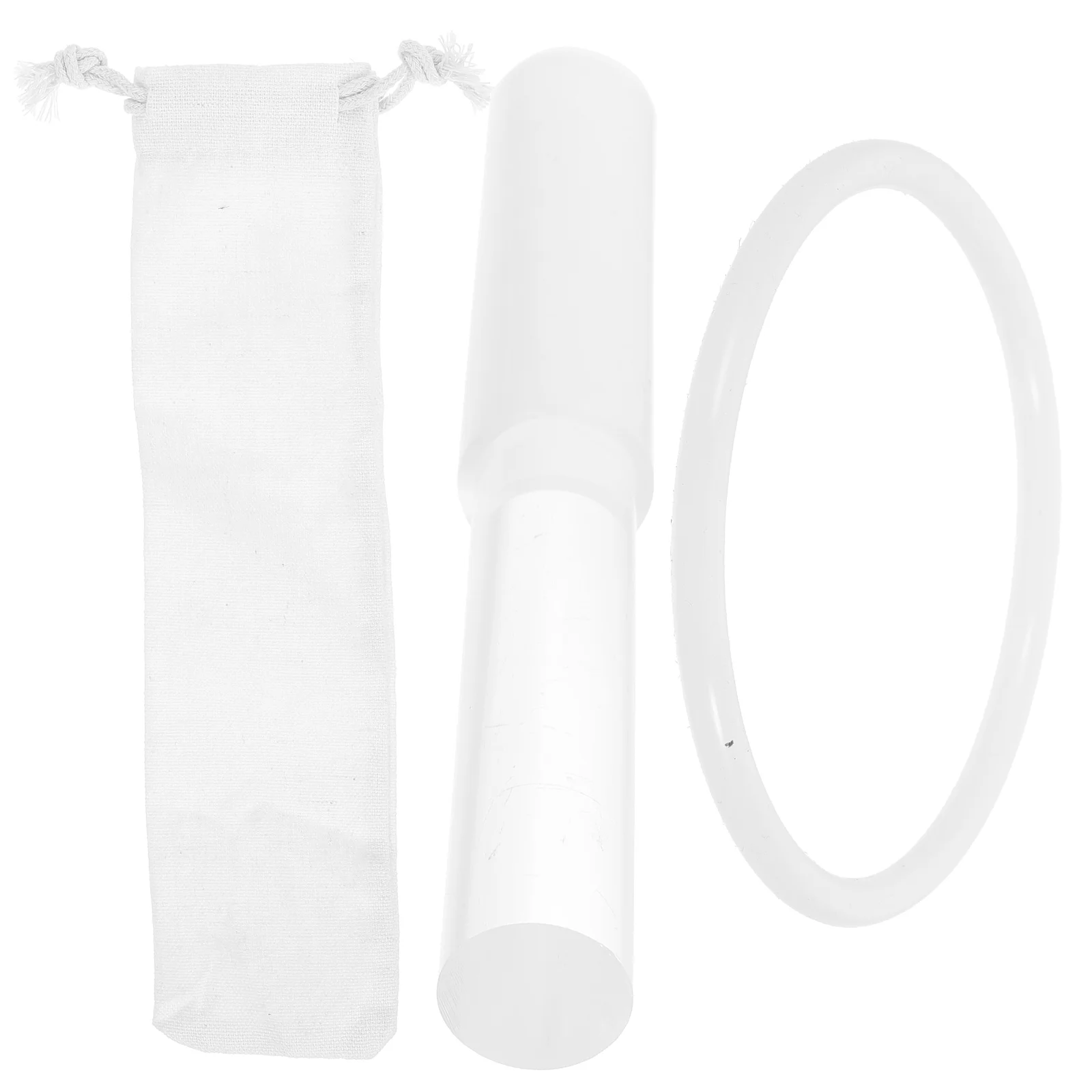 

1 Set Acrylic Crystal Singing Bowl Striker Rod Percussion Stick With Rubber Ring For Meditation Yoga Music Instrument Mallet