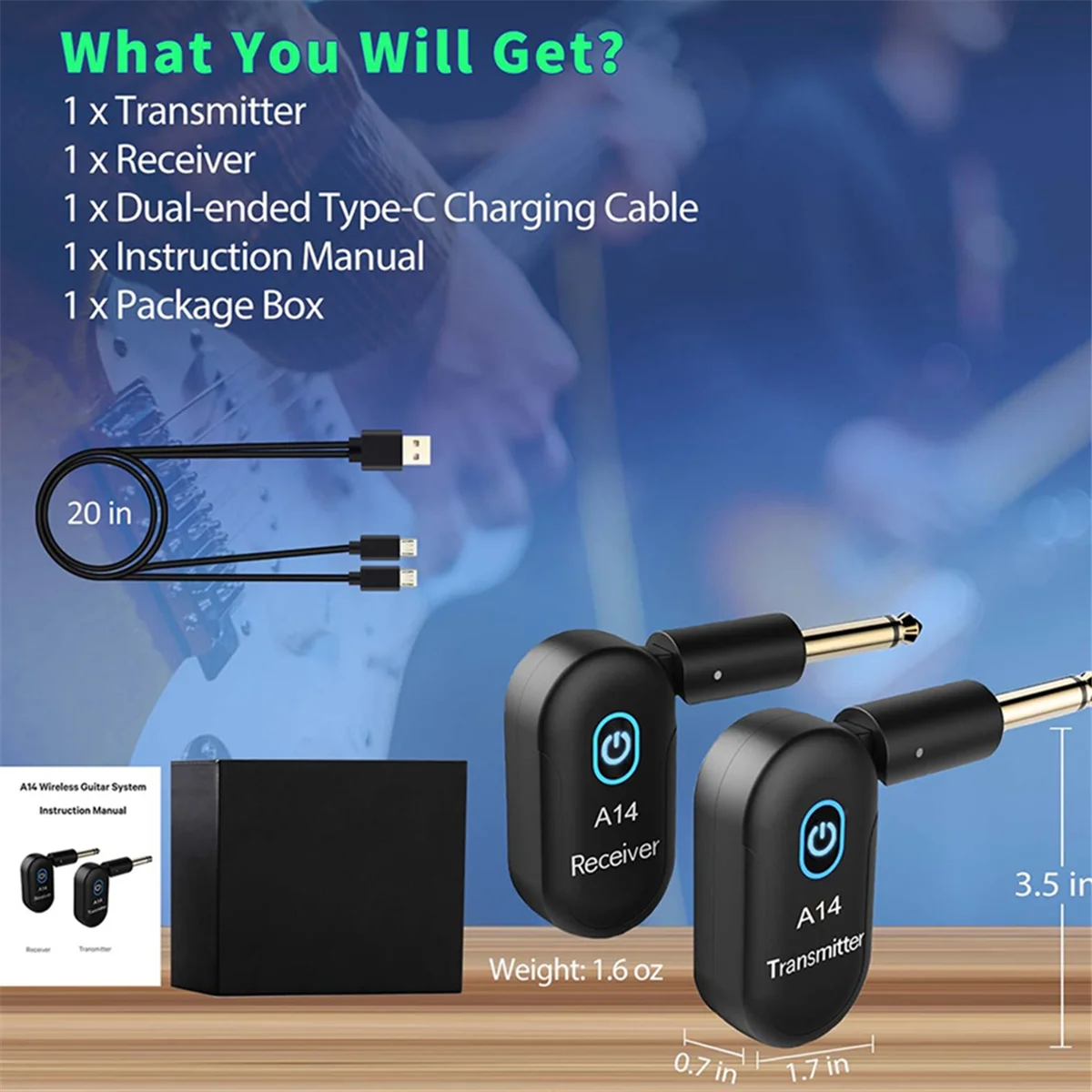 A89E-A14 Wireless T… - image