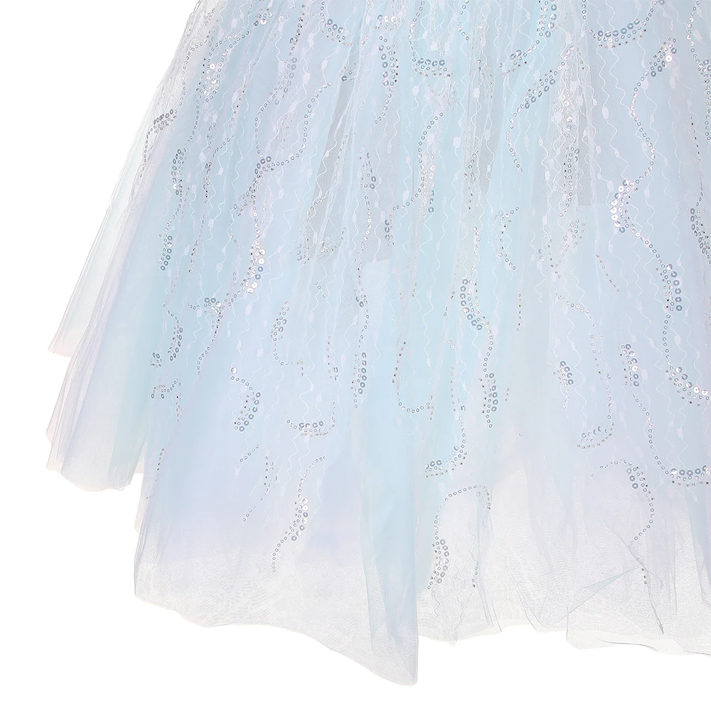 21315 Girls Romantic Ballet Tutu Dress,White Velvet Bodice with Pale Green Length Skirt For Ballerina Stage Performance Costumes