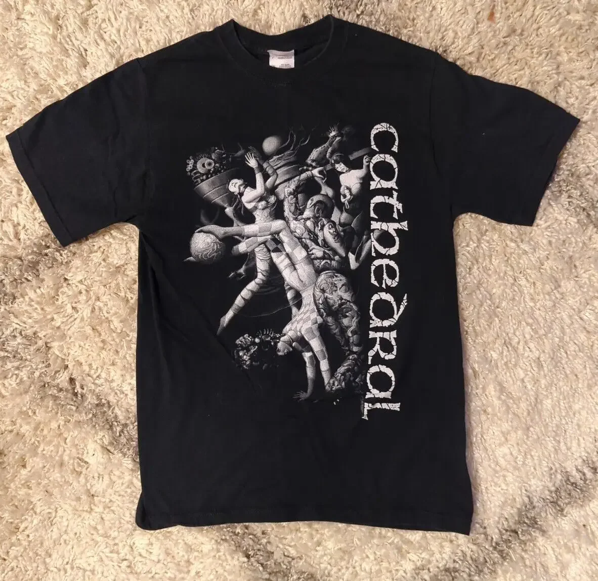 Cathedral Shirt Small - Carcass Entombed Morbid Angel Bolt Thrower Slayer Tiamat