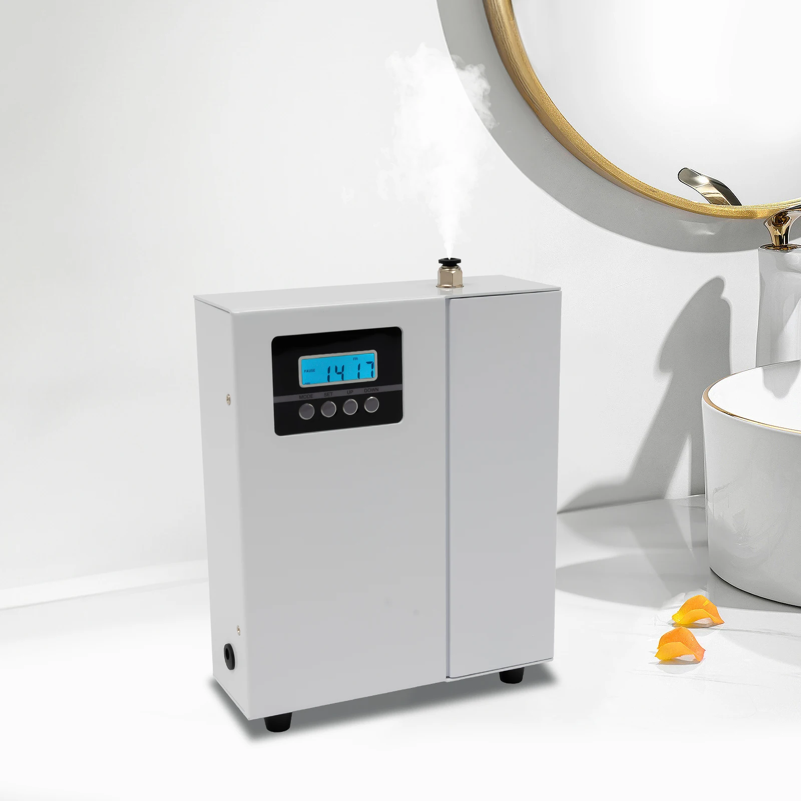 Macchina profumata da 150 ml, diffusore di aromi ad ultrasuoni, diffusore montabile a parete, diffusore di profumo domestico, copertura da 100 m2