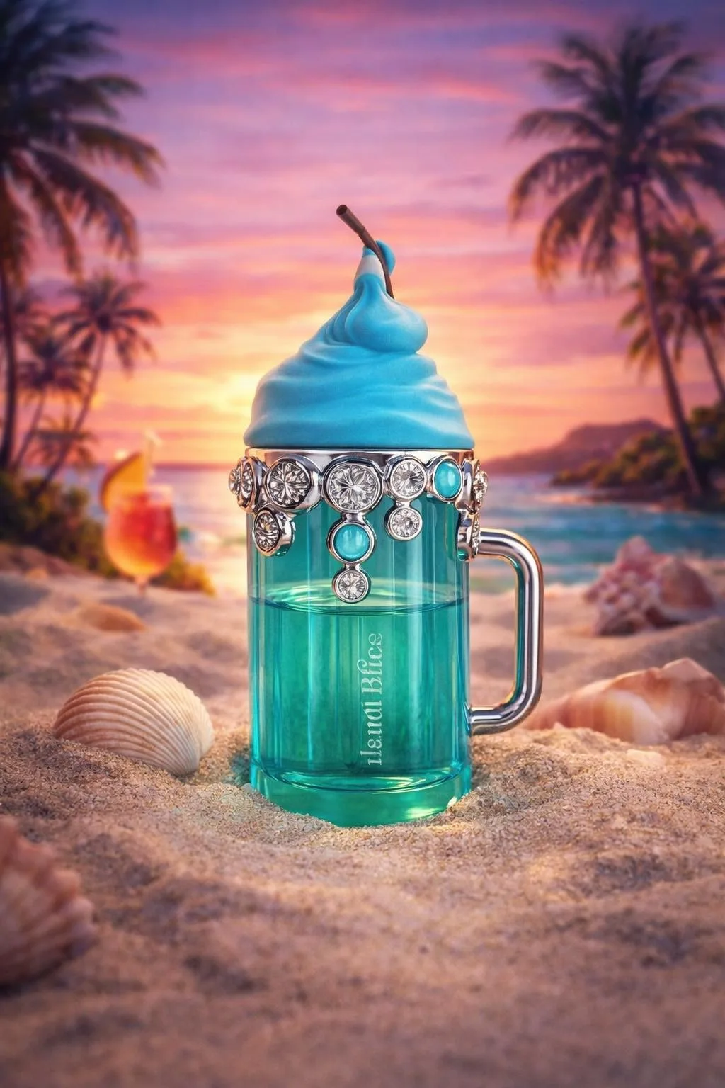 Island Bliss Eau de Parfum 3.4oz/100ml Tropical Fruity Floral Signature Fragrance for Women Long Lasting Perfume