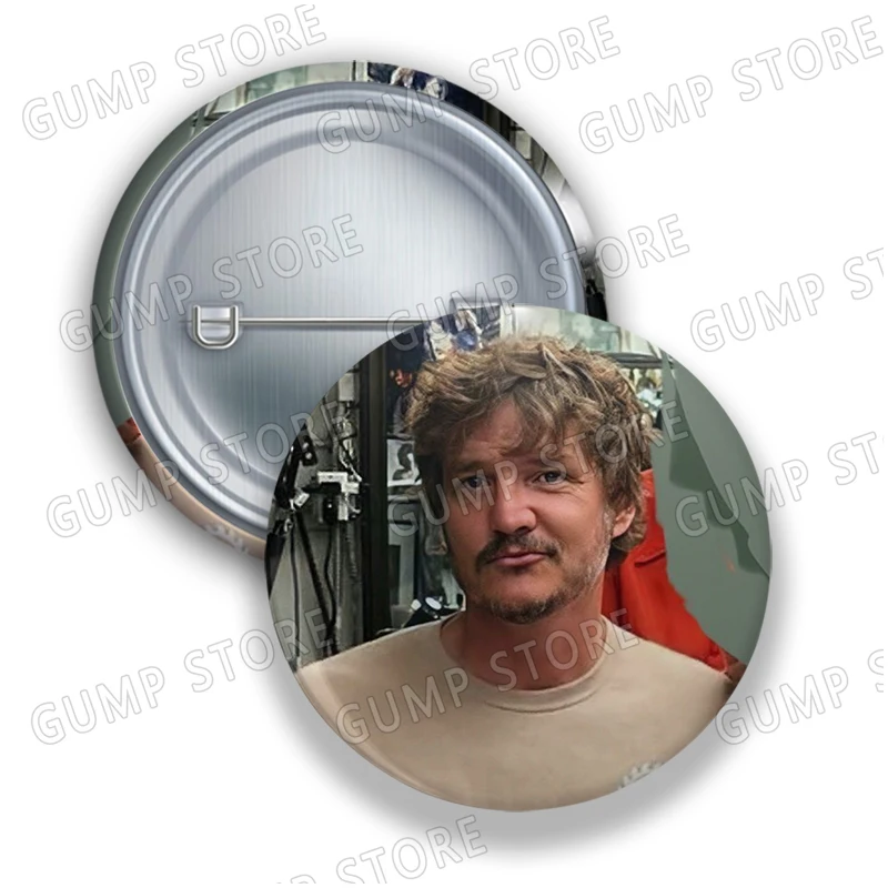 شعبية برنامج تلفزيوني الممثل شارات للمجوهرات اكسسوارات حقيبة ديكور بيدرو باسكال صفيح التلبيب زر بروش دبابيس المشجعين الأصدقاء الهدايا