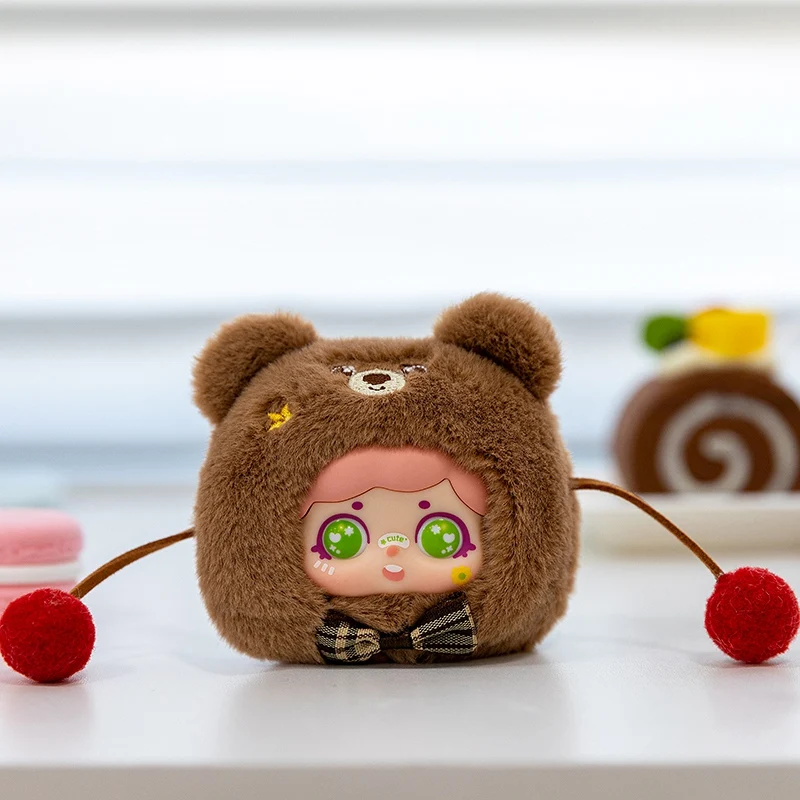 

Cute Mini Doll Vinyl Pendant Small Doll Trendy Plush Toy Desktop Ornament Doll Gift for Girls