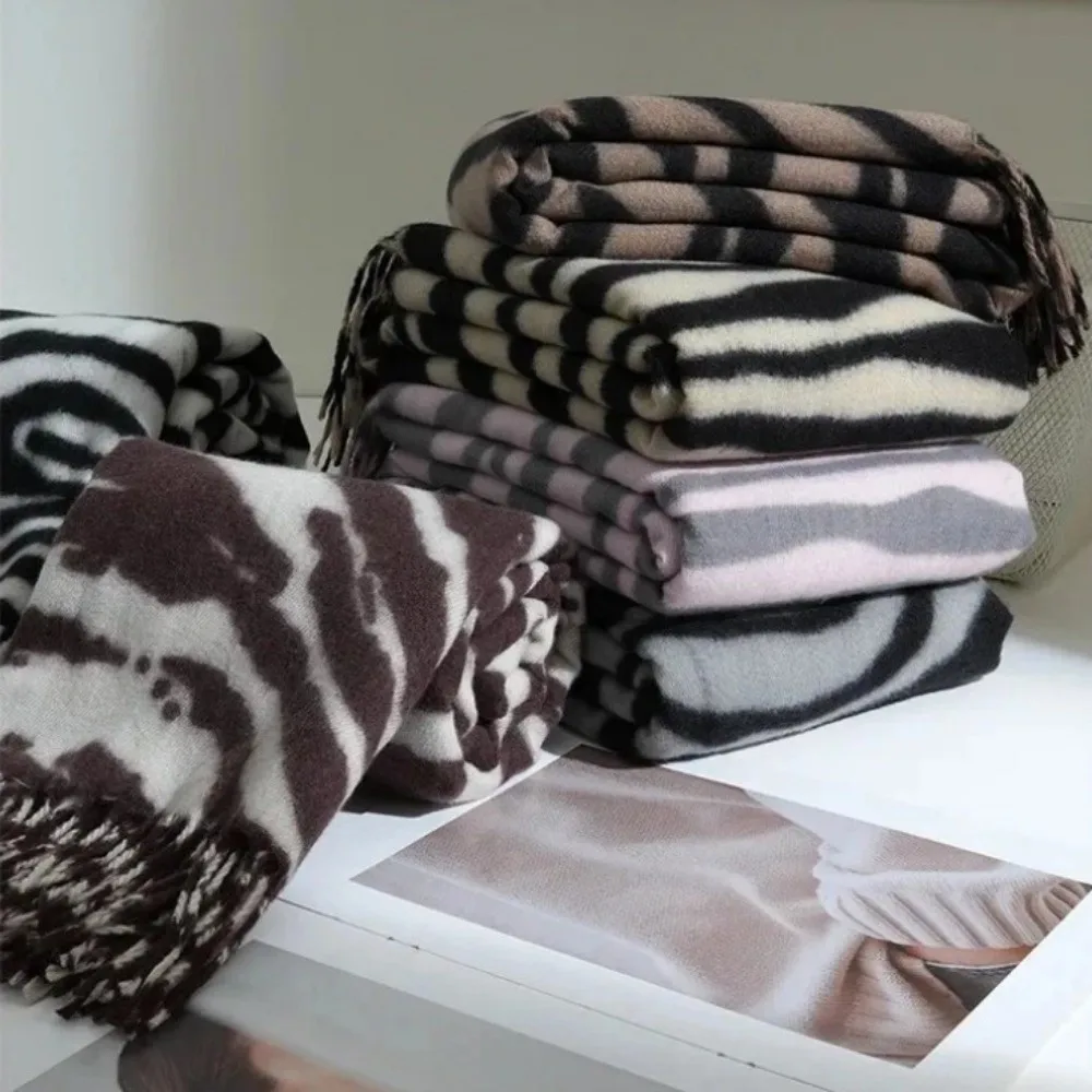 

Модный осенне-зимний шарф из искусственного кашемира, морозостойкий теплый шарф с кисточками для шеи, утолщенная накидка на плечо, женская шаль