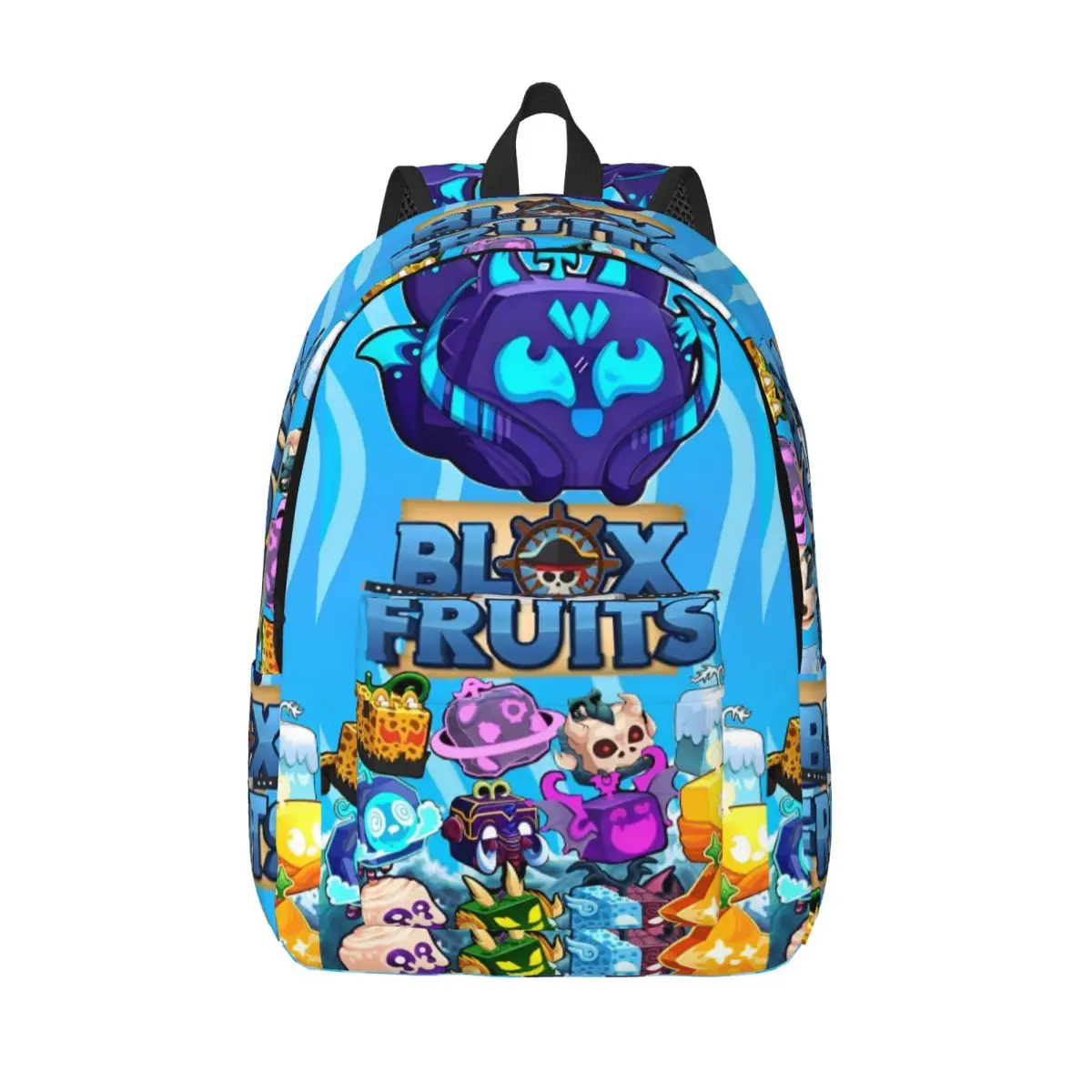 

Повседневный игровой рюкзак Blox Fruits, легкий студенческий рабочий рюкзак для мужчин и женщин, холщовые сумки для ноутбука и компьютера