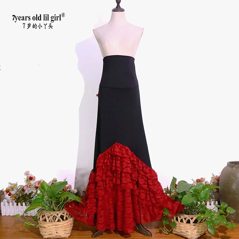 Jupe Fiamenco pour filles et femmes, Costumes de danse de valse, vêtements Foxtrot, 9968