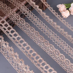 Many Styles of Gold and Silver Thread Handcraft Lace DIY Rose Gold Decorative Curtains Clothing Accessories Lace